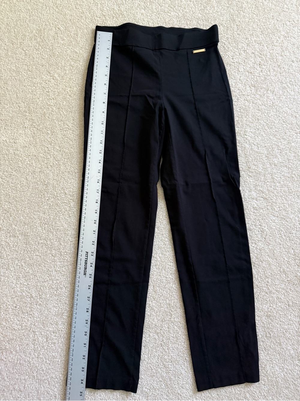 MICHAEL Michael Kors Black Straight-Leg Ponte Pants